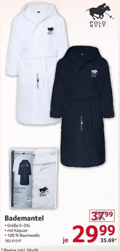 Selgros Bademantel POLO SYLT Angebot