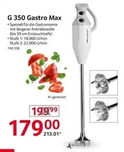 Selgros G 350 Gastro Max Angebot