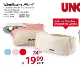 Selgros Wärmflasche „Wärmi“ UNOLD Angebot