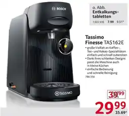 Selgros Tassimo Finesse TAS162E Angebot