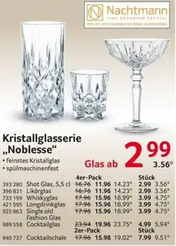 Selgros Nachtmann Kristallglasserie „Noblesse“ Angebot