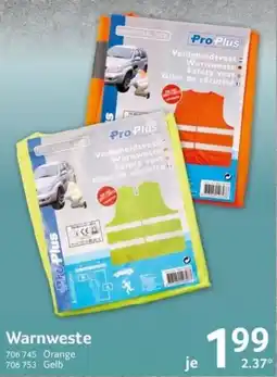 Selgros ProPlus Warnweste Angebot