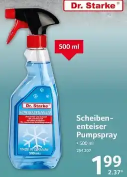 Selgros Dr. Starke Scheiben-enteiser Pumpspray Angebot