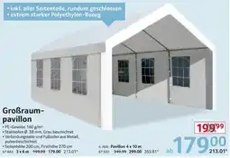 Selgros Großraum-pavillon Angebot