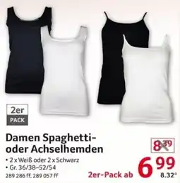 Selgros Damen Spaghettio- oder Achselhemden Angebot
