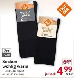 Selgros nur die Socken wohlig warm Angebot
