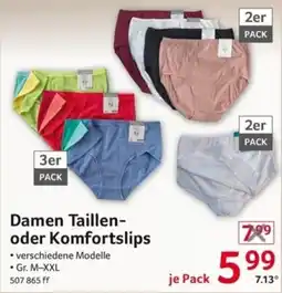 Selgros Damen Taillen- oder Komfortslips Angebot