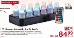 Selgros LED-Kerzen-Set Multicolor für Profis Angebot