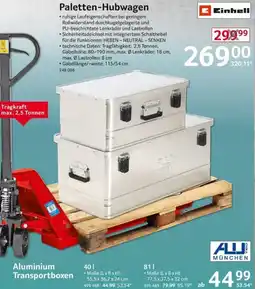 Selgros Paletten-Hubwagen Einhell Angebot