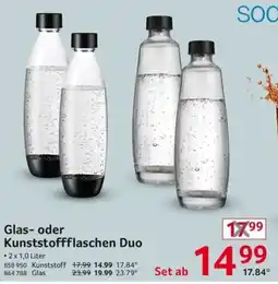 Selgros Glas- oder Kunststoffflaschen Duo Angebot