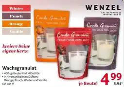 Selgros Wenzel Wachsgranulat Angebot