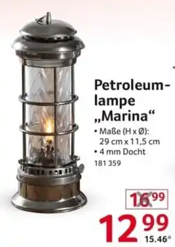 Selgros Petroleum-lampe „Marina“ Angebot