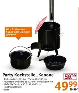 Selgros Party Kochstelle „Kanone“ Angebot