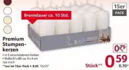 Selgros Premium Stumpenkerzen Angebot