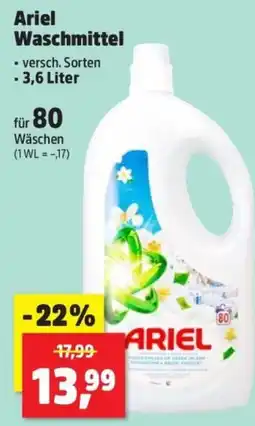 Thomas Philipps Ariel Waschmittel Angebot