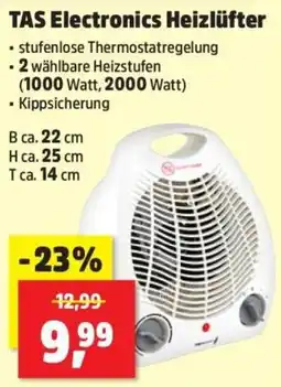 Thomas Philipps TAS Electronics Heizlüfter Angebot
