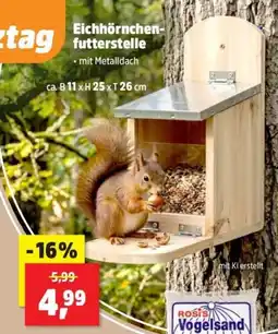 Thomas Philipps Eichhörnchen-futterstelle mit MetallDach Angebot