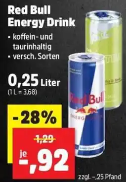 Thomas Philipps Red Bull Energy Drink Angebot