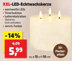 Thomas Philipps XXL-LED-Echtwachskerze Angebot