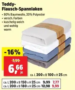 Thomas Philipps Teddy-Flausch-Spannlaken Angebot