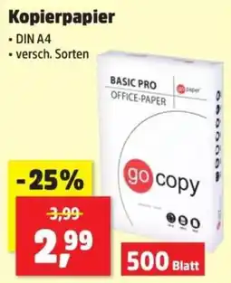 Thomas Philipps go copy Kopierpapier Angebot