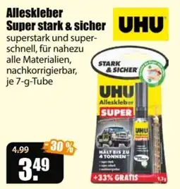 V Baumarkt UHU Alleskleber Super Angebot