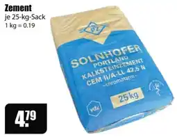V Baumarkt SOLNHOFER Portland Kalksteinzement Angebot