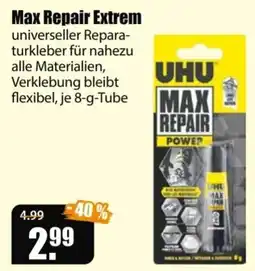 V Baumarkt UHU Max Repair Extrem Angebot