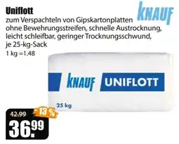 V Baumarkt Uniflott Knauf Angebot