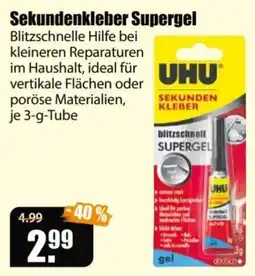 V Baumarkt Sekundenkleber Supergel Angebot