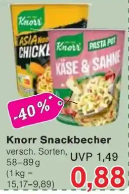Jawoll Knorr Snackbecher Angebot