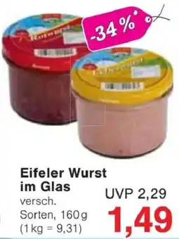 Jawoll Eifeler Wurst im Glas Angebot