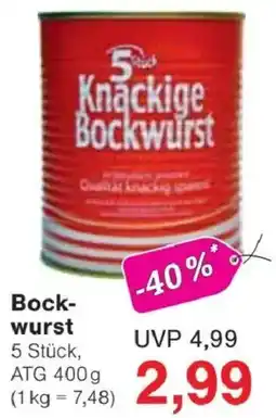 Jawoll Knackige Bockwurst Angebot