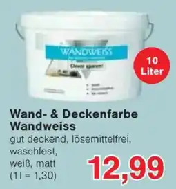 Jawoll Wand- & Deckenfarbe Wandweiss Angebot