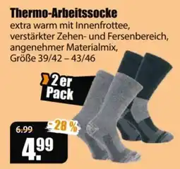 V Baumarkt Thermo-Arbeitssocke Angebot