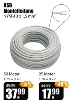 V Baumarkt HSB Mantelleitung Angebot