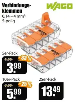 V Baumarkt Verbindungsklemmen WAGO Angebot