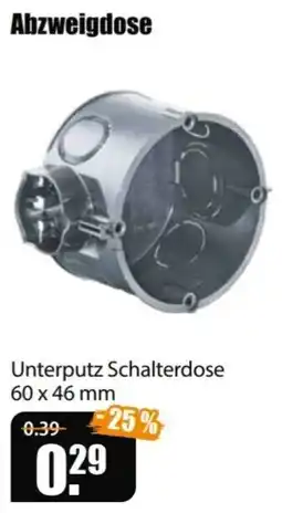 V Baumarkt Unterputz Schalterdose Angebot