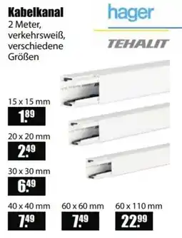 V Baumarkt Kabelkanal hager Angebot