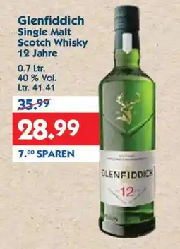 Hol'ab Getränkemarkt Glenfiddich Single Malt Scotch Whisky 12 Jahre Angebot