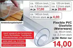 Jawoll Flexible PVC Glasfolie Angebot
