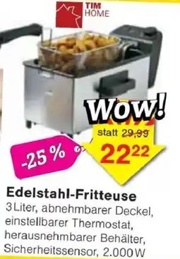 Jawoll TIM HOME Edelstahl-Fritteuse Angebot