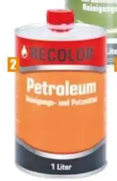 V Baumarkt RECOLOR Petroleum Angebot