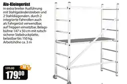 V Baumarkt Alu-Kleingerüst Angebot
