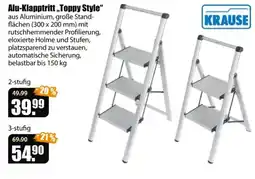 V Baumarkt Alu-Klapptritt „Toppy Style“ KRAUSE Angebot
