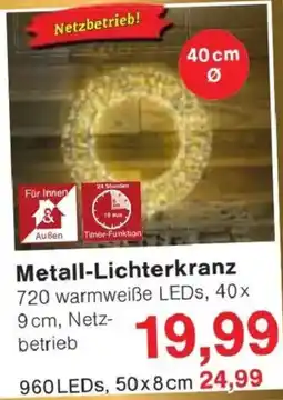 Jawoll Metall-Lichterkranz Angebot