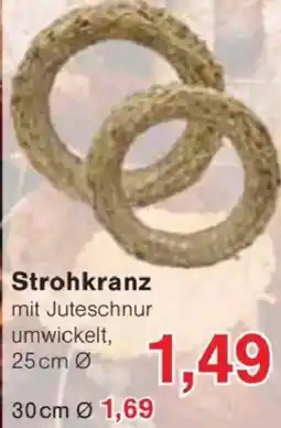 Jawoll Strohkranz mit Juteschnur umwickelt Angebot