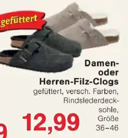 Jawoll Herren-Filz-Clogs Angebot
