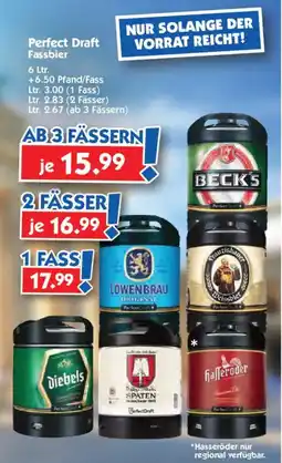 Hol'ab Getränkemarkt Perfect Draft Fassbier Angebot