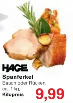 Jawoll HAGE Spanferkel Angebot